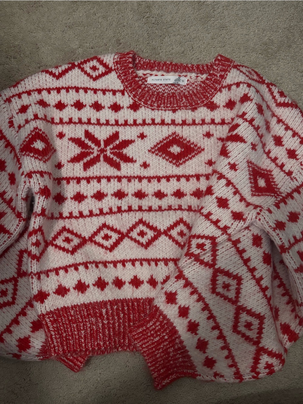 Altar'd State Christmas Sweater BRAND NEW